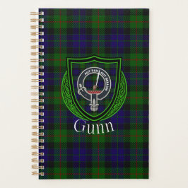 Agenda Tartan e Brasão do Clã Escocês Gunn