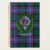 Tartan e Brasão do Clã Escocês Guthrie