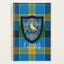Agenda Tartan e Brasão do Clã Escocês Laing