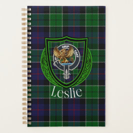 Agenda Tartan e Brasão do Clã Escocês Leslie