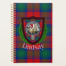 Tartan e Brasão do Clã Escocês Lindsay