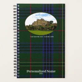 Agenda Tartan personalizado do Clã Escocês Kennedy e Cast
