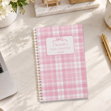 Tartan Plaid Rosa Laço Novo Capítulo 2027