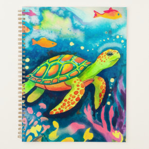 Agenda Tartaruga de pintura