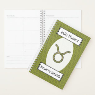 Agenda Taurus Zodiac Símbolo Elemento de Kenneth Yoncich