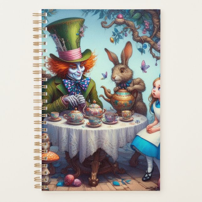 Agenda Tea Party with Hatter (Frente)