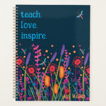 Teach Love Inspira Marinho Dragonfly
