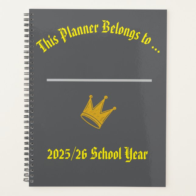Agenda Teachers Planner with space for name (Frente)