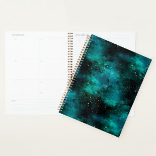 Agenda Teal Galaxy Series Design 1