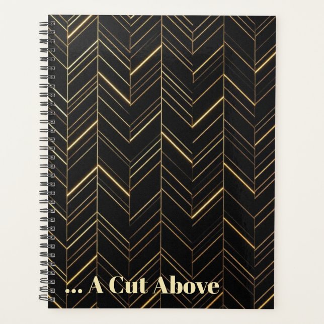 Agenda Tecido Xadrez Personalizado | Forro de Terno Cláss (Frente)