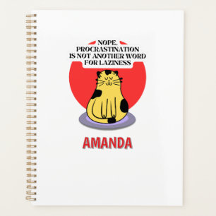 Agenda Tema de Gato Meme da Procrastinação