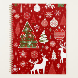 Agenda Tema de Natal Floco de neve