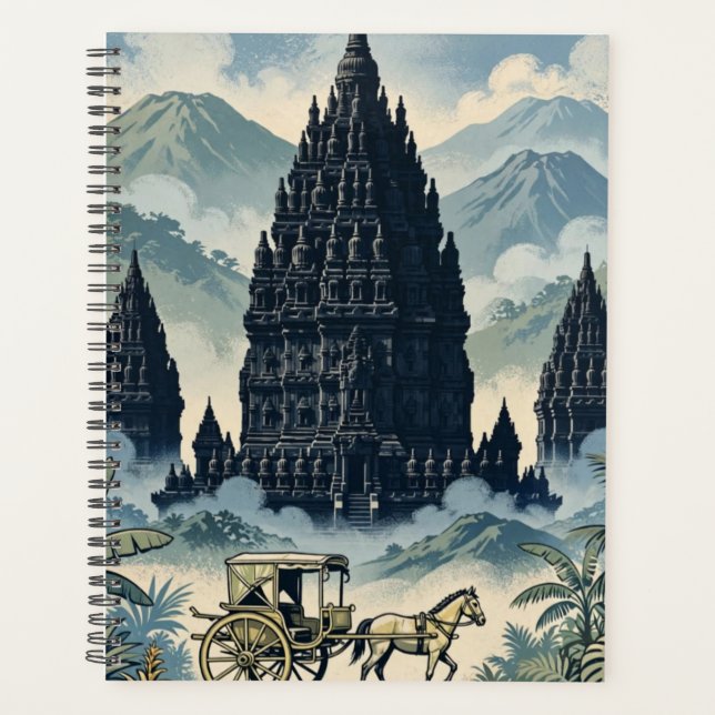 Agenda Templo Hindu Prambanan Java Indonésia (Frente)