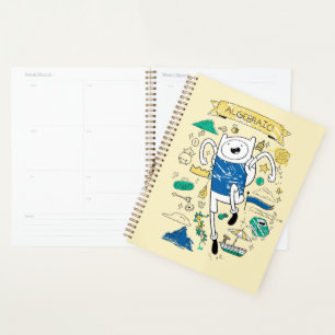 Agenda Tempo de Aventura "Algebraic" Finn Sketch
