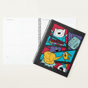 Agenda Tempo de Aventura Gráfico do painel de ação