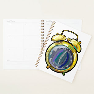 Agenda Tempo de retrocesso do relógio de alarme Dourado V