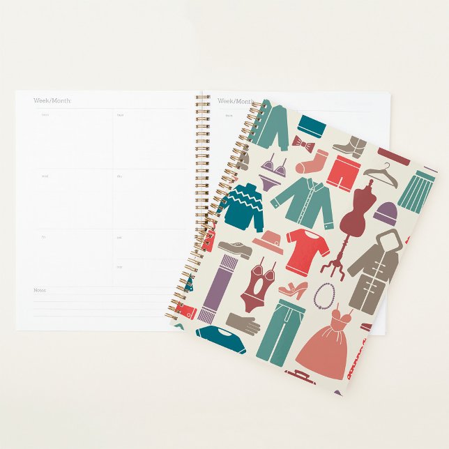 Agenda Tendy Fashion Pattern Na moda Clothing Graphic (Criador carregado)