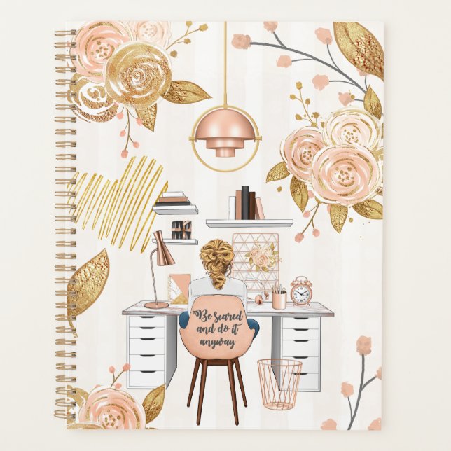 Agenda Tenha Medo E Faça De Qualquer Forma (Frente)