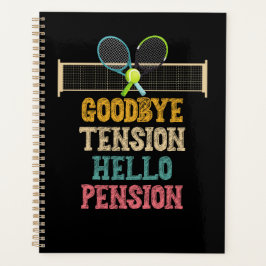 Agenda Tênis de reforma, adeus, tensão, pensão de saudaçã