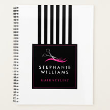 Tesouras de Estilos de Cabelo Rosa Quente e Bandei