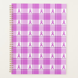 Agenda Testicular Cancer Awareness Plaid Purple Ribbon