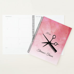 Agenda Texto e data personalizados, cor-de-rosa, Design,