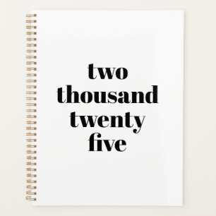 Agenda Texto personalizado branco preto no branco da tipo