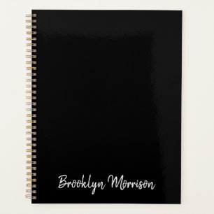 Agenda Texto simples do nome do script escrito de mão pre