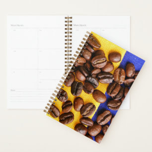 Agenda Textura de feijão com café Funky