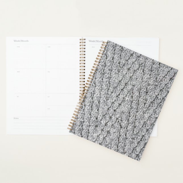 Agenda textura de padrão tricotado (Exibição)