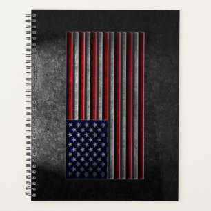 Agenda Textura de Pedra de Bandeira Americana