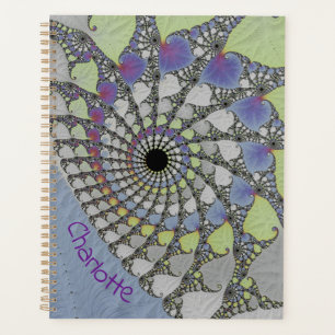 Agenda textura fractal de planta