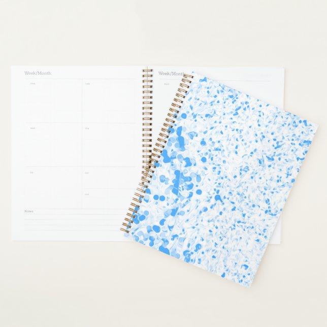 Agenda Textura Splatter - Azul (Exibição)