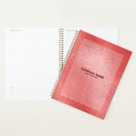 Agenda Textura vermelha iridescente do vidro