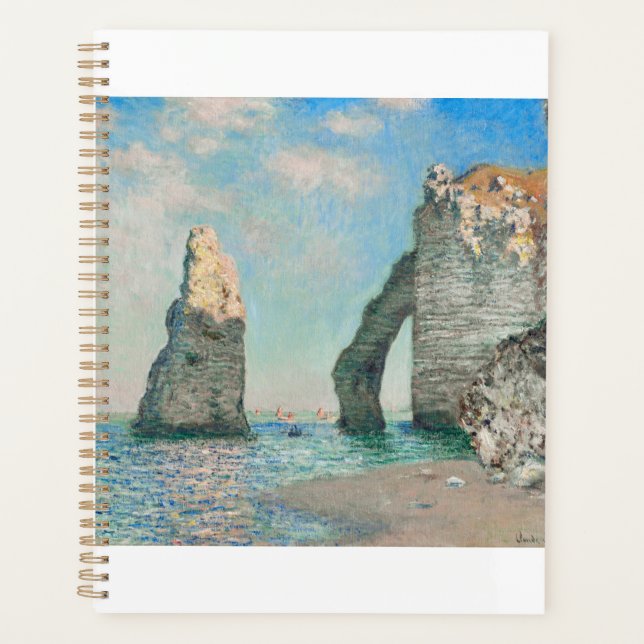 Agenda The Cliffs at Etretat 1885 by Claude Monet (Frente)