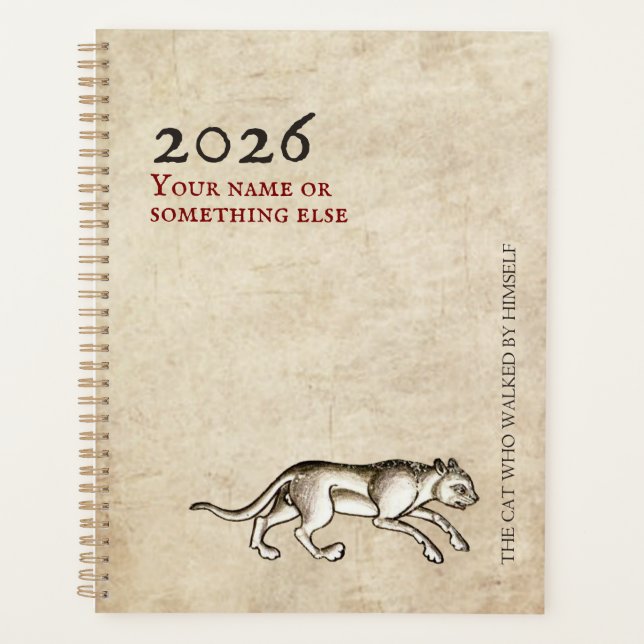 Agenda The Independent Cat's Planner (Frente)