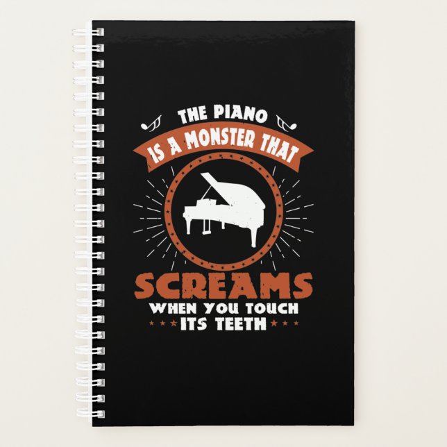 Agenda The Piano Is A Monster That Screams (Frente)