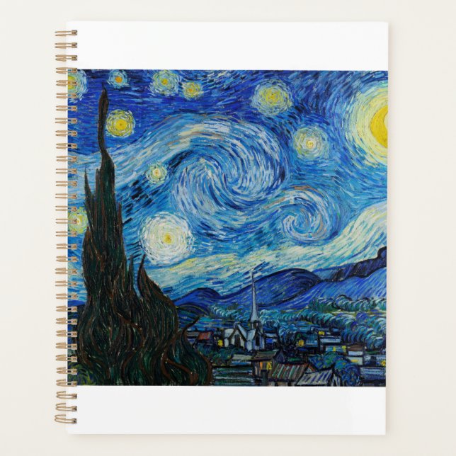 Agenda The Starry Night 1889, por Vincent van Gogh (Frente)
