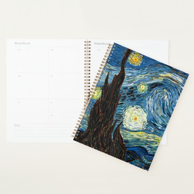 Agenda The Starry Night by Vincent Van Gogh (Exibição)