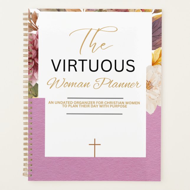 Agenda The Virtuous Woman Planner (Frente)