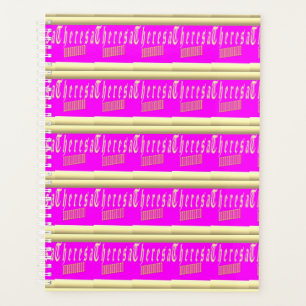 Agenda Theresa design chocante cor-de-rosa e mochila dr d