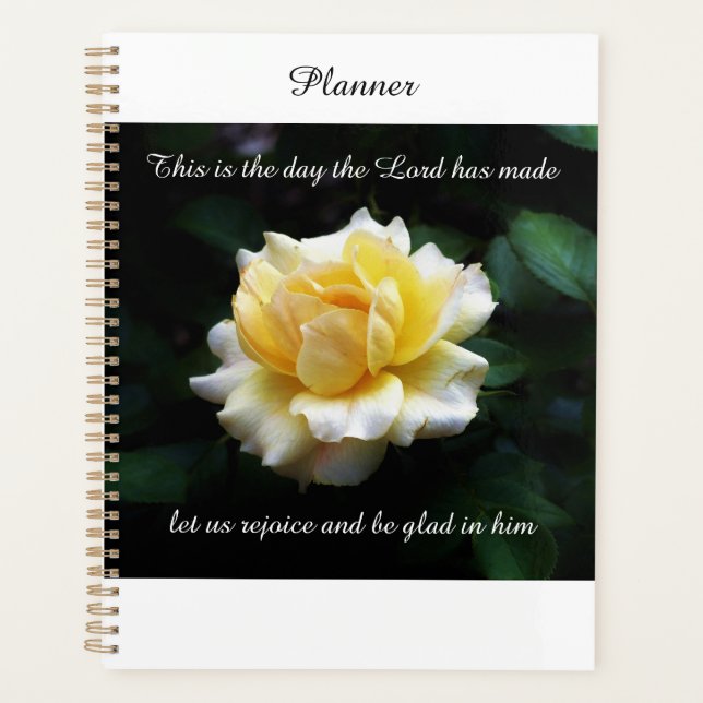 Agenda This is the Day Planner (Frente)