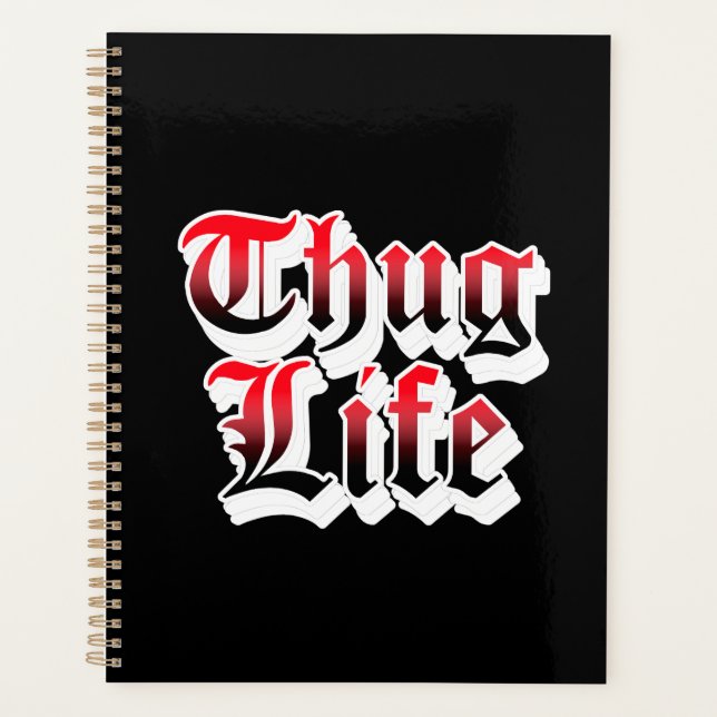 Agenda Thug Life Planner (Frente)