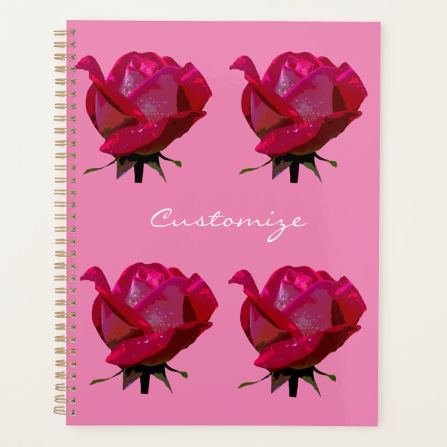 Agenda Thunder_Cove da rosa vermelha (Frente)