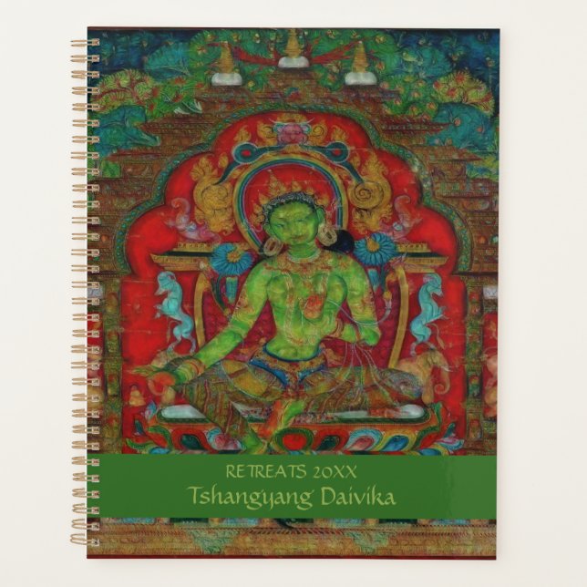 Agenda Tibetan Buddhism Green Tara Personalized (Frente)