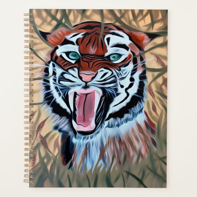 Agenda Tigre de caça oculto (Frente)