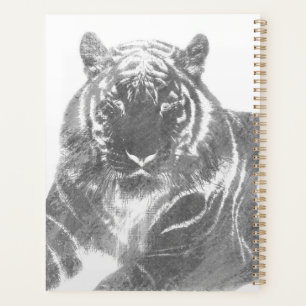 Agenda Tigre Preto e Branco