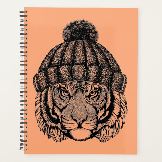 Agenda Tigre Pronto Para Moda De Inverno (Frente)