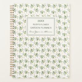 Agenda Timeless Botanical Watercolor Greenery Garden