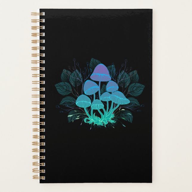 Agenda Toadstools em arbustos (Frente)